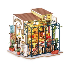 Robotime DG145 Rolife Hágalo Usted Mismo Casa Emily's Floristería Kit - Imagen 1 de 1
