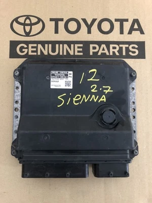 Toyota Sienna 2011 2012 módulo de control del motor 2,7 L ecu ecm 89661-08361 Foto 1 de 3