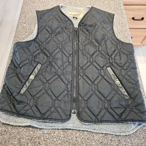 Vtg Honda Motorcycles Reversible Vest Sz XL Troy Lee Designs Sherpa Quilted - Picture 1 of 20