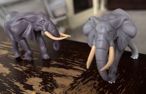 Disney El Rey León Elefante 3" Lote 2 Figuras PVC Coleccionables Gris - Imagen 1 de 11