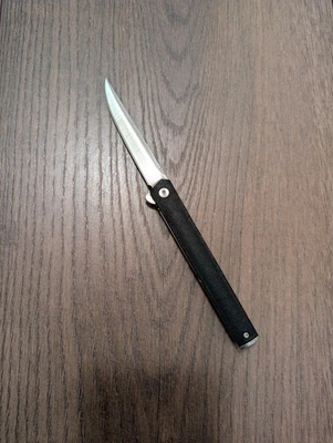 CRKT CEO Flipper - 7097 - Black / AUS 8 Steel / Glass-Reinforced Nylon Knife - Bild 1 von 4