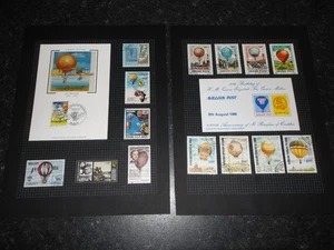 29 PÁGINAS DE = SELLOS RELACIONADOS CON GLOBOS, ETC = VER TODA LA FOTO PARA OBTENER INFORMACIÓN = como nuevo + usado - Imagen 1 de 16