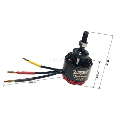 FMS part PRKVX2250 2212 KV2250 Brushless Motor for RC Airplane 750mm Edge 540 - Image 1 of 4