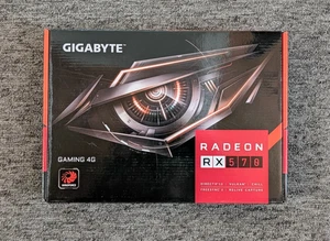 Gigabyte Radeon RX 570 4GB Gaming 4G GPU - GV-RX570GAMING-4GD - Picture 1 of 4