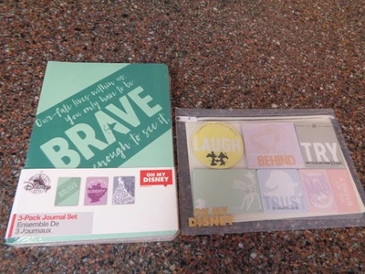 Disney Store Princess 3-pack Journal & Sticky Note Set Oh My Disney Brand NEW - Image 1 of 4