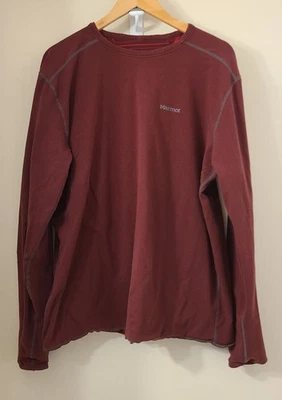 Camisa Marmot Reversible Elastizada Manga Larga Rayas Rojas L Ver Medida Foto 1 de 4