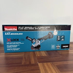 Makita 18V LXT Brushless 4-1/2" 5" X-LOCK Angle Grinder w AFT Tool Only XAG26Z - Picture 1 of 4