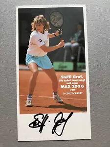 Steffi Graf Tennis original signed Autogrammkarte 8x15 Autogramm - Bild 1 von 1