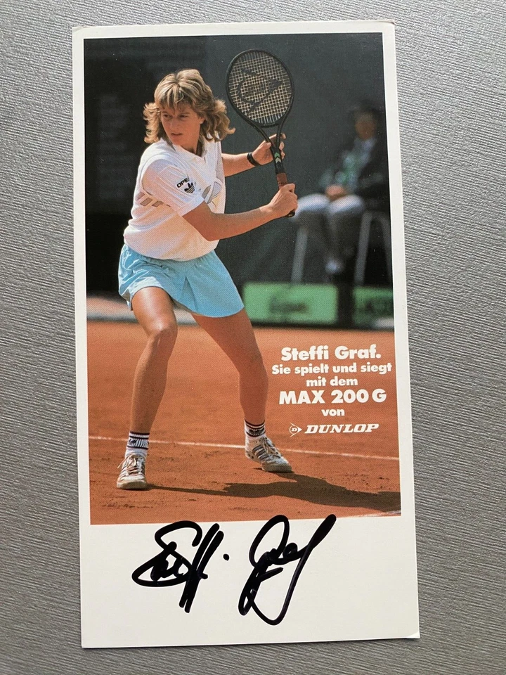 Steffi Graf  Tennis original signed Autogrammkarte 8x15 Autogramm - Bild 1 von 1