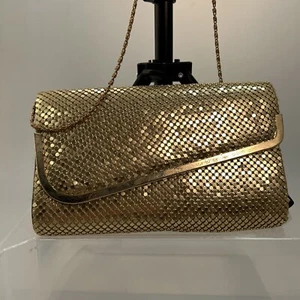 Vintage 80er Jahre Handtasche Gold Mash - Bild 1 von 11