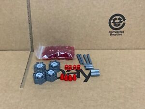 LEGO Technic - 6-Barrel Rapid Shooter Set -Dark Bluish Gray  18588 - QTY 4