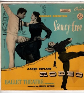 Leonard Bernstein Fancy Free Aaron Copland Rodeo P-8196 Ballet Theatre Orchestra - Picture 1 of 6