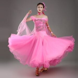  Professional Modern dance Dress Standard Ballroom Female Adult Dress Prom Dress