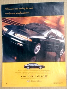 Oldsmobile 1998 GM Intrigue Seduce the Road Vintage Print Ad Sports Sedan - Picture 1 of 2
