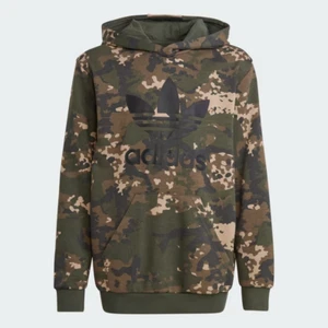NEW adidas Camo Allover Print Pullover Hoodie Kids' XS - Picture 1 of 6