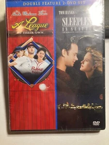 A League of Their Own / Sleepless in Seattle (Double Feature) - DVD rare new - Picture 1 of 4