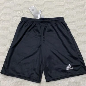Adidas Parma 16 AJ5892 Boys Black/White Polyester Elastic Waist Soccer Shorts M - Picture 1 of 12
