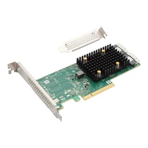 Broadcom LSI 9500-16i S-ATA / SAS / NVME 12Gbps Tri-Mode PCIe HBA Controller - Bild 1 von 2