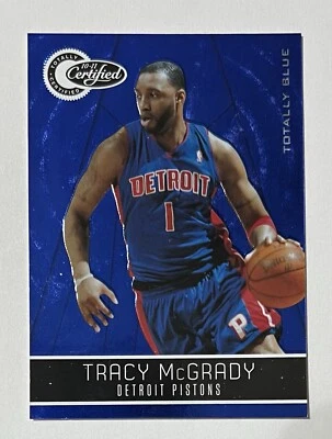 Tracy McGrady 2010-11 Panini Totally Certified TOTALLY BLUE Card #103 - 054/299 - Image 1 of 2