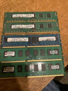 Hynix Kingston Samsung 2GB RaM Total 5 Pc See Pic For Description BINAC6 #1 - Picture 1 of 4