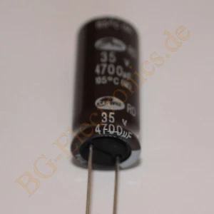 5 x 4700µF 4700uF 35V 105° RM7.5 Elko Kondensator Capacitor Samwha E-Cap 5pcs - Bild 1 von 1