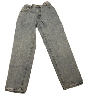 Levi’s 550 Jeans Boys Sz 14M Relaxed Fit Tapered Elastic Rear Waist Vintage - Picture 1 of 12