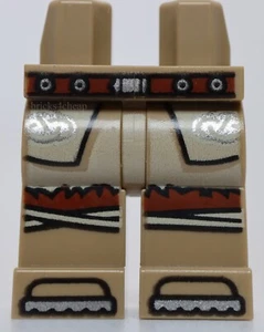 Lego Hips and Legs Reddish Brown Belt Buckle Circles Tunic Hem Celtic Knots - Picture 1 of 1