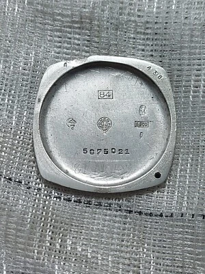 Reloj Omega Trasero 32 mm Forma Cojín Astilla Reloj Vintage ref# 5675021 Suizo Foto 1 de 4