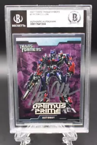 PETER CULLEN SIGNIERT TOPPS TRANSFORMERS #1 KARTE BGS AUTO SLAB BECKETT BAS BGS - Bild 1 von 3