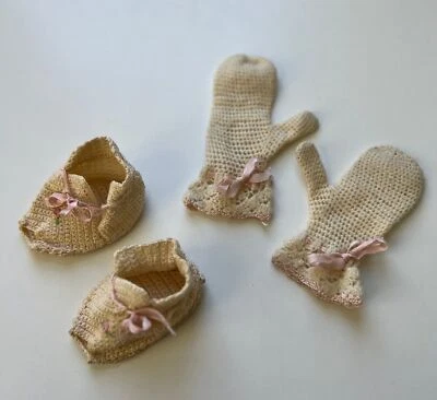 Обувь для новорожденных младенцев и варежки для фотографий фото реквизит одежда для кукол 1 год - Изображение 1 из 4