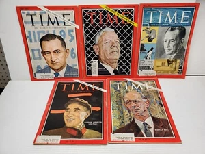 Vintage Time Magazine Lot of 5 Aug 1966 Politics Military History Science News - Picture 1 of 12