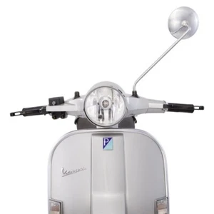 ESPEJO RETROVISOR IZQUIERDO VESPA PX125 PX150 1998 A 2005 ORIGINAL PIAGGIO CROMO 270 MM LONGITUD - Imagen 1 de 3