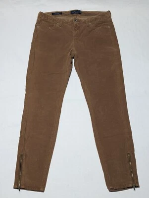 Pantalones al tobillo Lucky Brand Lolita ajustados tostados con cremallera talla 8/29 Foto 1 de 4