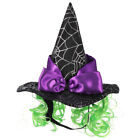  Witch Hat Dog Wizard Halloween Pet Apparel Costumes for Pets Puppy