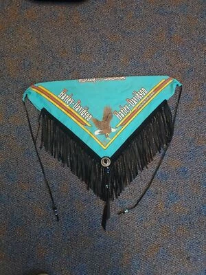 Редкий винтажный женский топ 1988 Harley-Davidson с бисером - Изображение 1 из 4