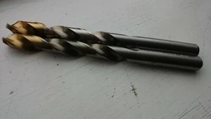 2 Dormer TiN coated HSS 10.3mm jobber drills  ( A002 10.30mm 10.3 din 338) - Picture 1 of 2