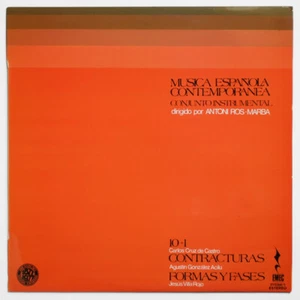 EX+ JESUS VILLA ROJO CRUZ DE CASTRO musica española contemporanea emec vinyl LP - Foto 1 di 2