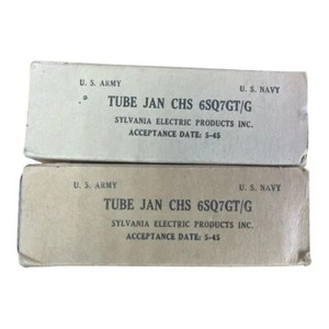 TUBO SYLVANIA JAN CHS 6SQ7GT/G - Imagen 1 de 1