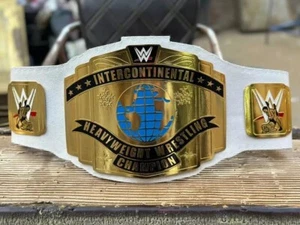 Intercontinental Heavyweight Championship Wrestling Replica Belt White 2MM - Picture 1 of 6
