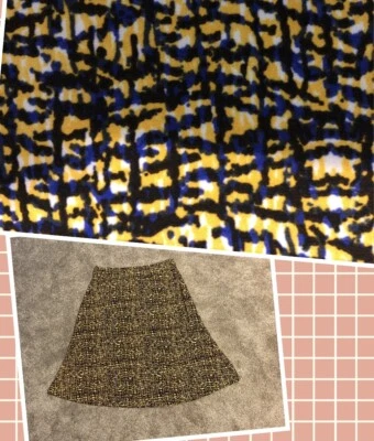 Jones носить эластичная юбка размер XL🌹 эластичный пояс Flowy без подкладки Midi цветной - Изображение 1 из 4