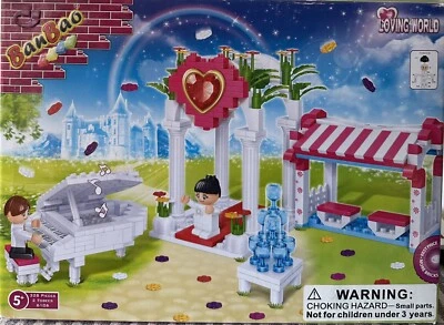 婚礼仪式积木玩具套装女孩 5+ Banbao 6106 爱世界   — 第 1/4 张图片