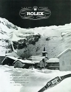 ROLEX VINTAGE AD POSTER Classic Luxury Watch - 5x7 Glossy Printed Photo - Imagen 1 de 1