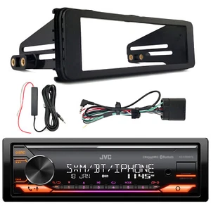 JVC KD-X380BTS Single DIN USB Stereo Receiver, Install Kit, Antenna Amp Kit - Picture 1 of 4