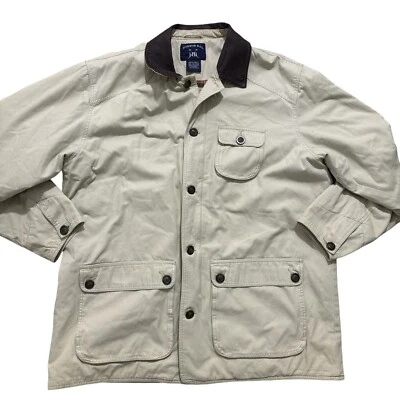 Casaco Harbor Bay masculino 2XLT colarinho de couro marrom celeiro trabalho forrado de flanela - Imagem 1 de 4