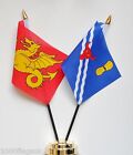 Wessex & Oxfordshire County Double Friendship Table Flag Set