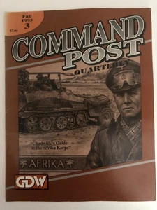 GDW Command Post Quarterly magazine #3 Chadwick’s Guide To The Afrika Korps 1993 - Picture 1 of 1