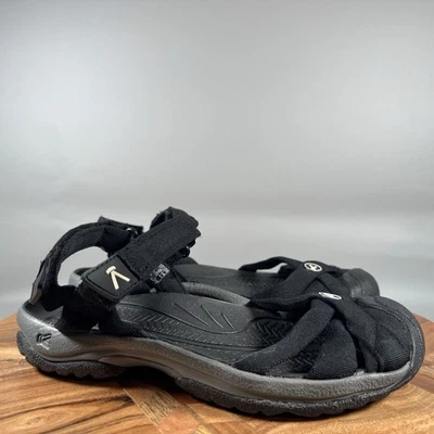 Keen Rose Sandals Womens 6 Black Slingback Fisherman Outdoors - Image 1 of 4