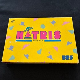 Hatris Famicom Software With original box BPS