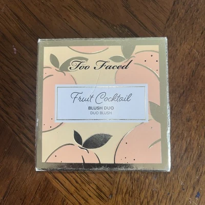 Rubor de cóctel de frutas Too Faced Tutti Frutti dúo albaricoque en el acto *nuevo en caja* Foto 1 de 3