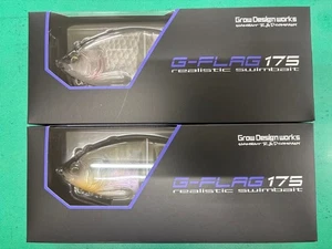 Brand New Grow Design Works G-Flag 175 Swimbait 2 Color Set Limited Size from JP - Picture 1 of 4